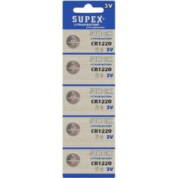 Supex Cr1220 3V Lityum 5Li Blister Pil