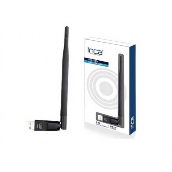 Inca IUWA-150tx 150mbps 5DBİ Anten Mini Wireless Adaptör