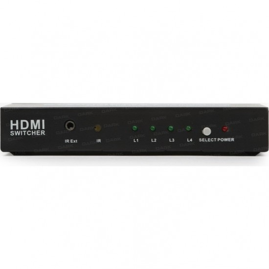 Dark DK HD SW4X1K 4 Giriş - 1 Çıkış Kumandalı HDMI 4K Switch