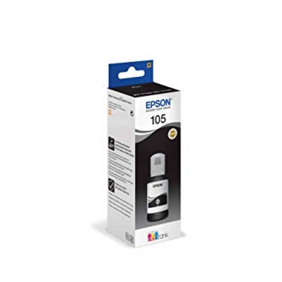 Epson 105 Black Siyah Şişe Mürekkep T00Q140 L7160-7180