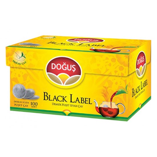 Doğuş Black Label Demlik Poşet Çay 48x3.2 gr Doğuş Black Label Demlik Poşet Çay 48x3.2 gr