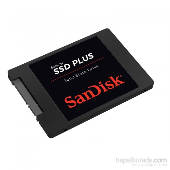 Sandisk 480Gb Ssd Plus 530Mb-445Mb-S SSD SDSSDA-480G-G26 Sata 3 2.5" Harddisk