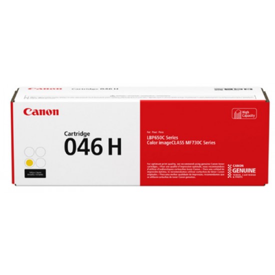 Canon CRG-046H Y Yellow Sarı Yüksek Kapasite Toner MF653-732-734-735 Canon CRG-046H Y Yellow Sarı Yüksek Kapasite Toner MF653-732-734-735