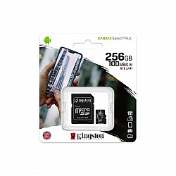 Kingston SDCS2-256GB 256GB micSDXC Canvas Select Plus 100R A1 C10 Card + ADP Hafıza Kartı