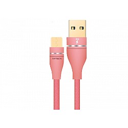 Hytech HY-X220 3A Micro Usb 1m Pembe Data