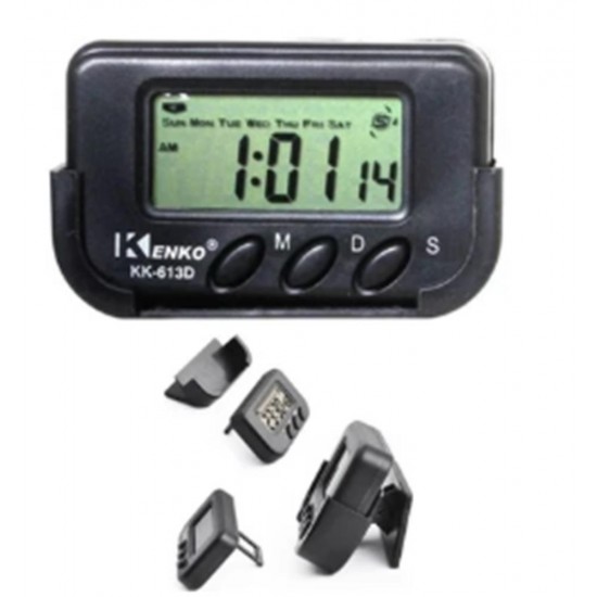 Kenko KK-613D Dijital Araç Saati ( Kronometre)
