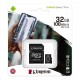 Kingston SDCS2-32GB 32GB micSDHC Canvas Select Plus 100R A1 C10 Card + ADP Hafıza Kartı