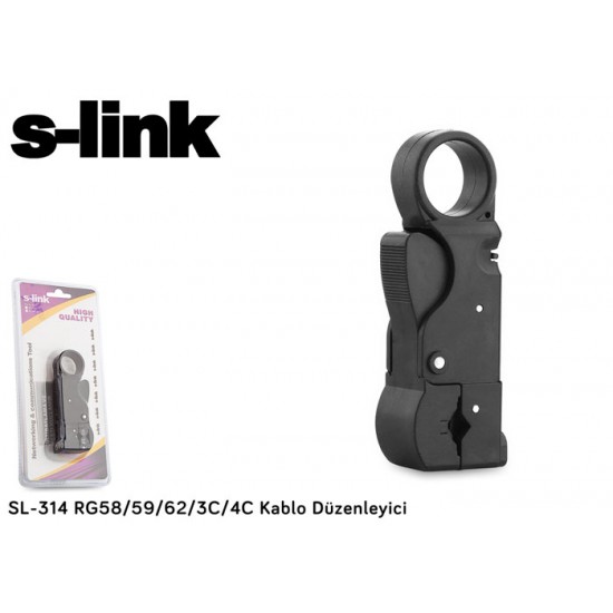 S-link SL-314 RG58-59-62-3C-4C Kablo Ucu Soyucu