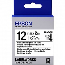 Epson LK-5SBE Mat Siyah Üzeri Silver 18mm 9Metre Etiket