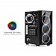 Dark Diamond PRO 4x12cm Fan, 1x USB3.0, 2x USB2.0 Full Akvaryum Oyuncu Kasası (Psu yok)