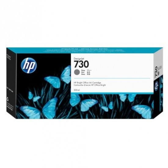 HP 730 Gray Gri 300 Ml Plotter Kartuşu P2V72A HP 730 Gray Gri 300 Ml Plotter Kartuşu P2V72A