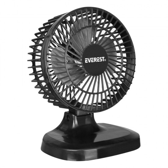 Everest EFN-503 7" Masa Üstü Siyah Usb Fan