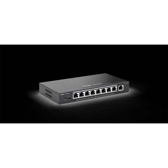 Ruijie-Reyee RG-ES209GC-P 8 Port POE+ 10-100-1000Mbps+1Port 10-100-1000Mbps Yönetilebilir Çelik 120W Ruijie-Reyee RG-ES209GC-P 8 Port POE+ 10-100-1000Mbps+1Port 10-100-1000Mbps Yönetilebilir Çelik 120W