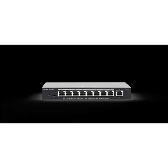 Ruijie-Reyee RG-ES209GC-P 8 Port POE+ 10-100-1000Mbps+1Port 10-100-1000Mbps Yönetilebilir Çelik 120W Ruijie-Reyee RG-ES209GC-P 8 Port POE+ 10-100-1000Mbps+1Port 10-100-1000Mbps Yönetilebilir Çelik 120W