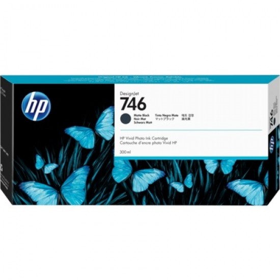 HP 746 Matte Black Mat Siyah 300 Ml Plotter Kartuşu P2V83A HP 746 Matte Black Mat Siyah 300 Ml Plotter Kartuşu P2V83A