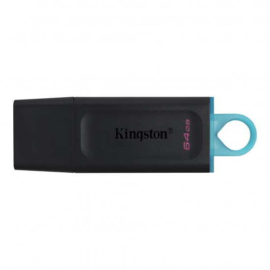 Kingston DTX-64GB 64GB USB3.2 Gen 1 DataTraveler Exodia (Black + Teal) Flash Bellek