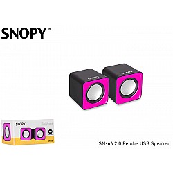 Snopy SN-66 2.0 Pembe USB Speaker