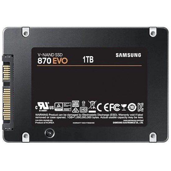 Samsung 1TB MZ-77E1T0BW 870 Evo Sata 3.0 560-530mb-s 2.5" MZ-77E1T0BW Ssd Harddisk