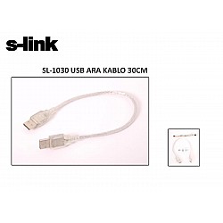 S-link SL-1030 Usb2.0 30cm Usb to Usb Kablosu