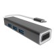 Vcom DH319 Type-C To Usb 3.0-3 Vga Çevirici