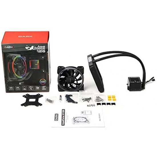 Dark AquaForce W126 12cm FRGB LED Fan + Pompa, Intel & AMD Uyumlu Sıvı Soğutma Sistemi (DKCCW126) Dark AquaForce W126 12cm FRGB LED Fan + Pompa, Intel & AMD Uyumlu Sıvı Soğutma Sistemi (DKCCW126)