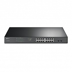 Tp-Link TL-SG1218MP 16 Port 10-100-1000 Poe+ Switch 2 Port SFP Çelik Kasa Rack Mount