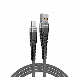 Hytech HY-X2252M 3A Micro Usb 2mt Gri Data + Sarj Kablosu