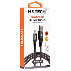 Hytech HY-X210 3A Micro Usb 1m Gri Data + Sarj Kablosu