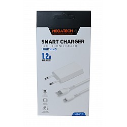 Megatech MT-Cl1 1.2ın Usb Ev Şarj Kafa+Iphone Kablo