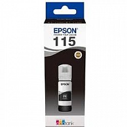 Epson 115  Black Siyah Şişe Mürekkep T07C14A L8160-L8180