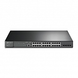 Tp-Link TL-SG3428MP 24 Port 10-100-1000 Poe+ Switch 4 Port SFP L2 Çelik Kasa Rack Mount