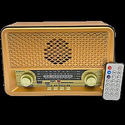 Everton RT-826 Bluetooth-USB-SD-FM Şarjlı Nostaljik Radyo Güneş Panelli