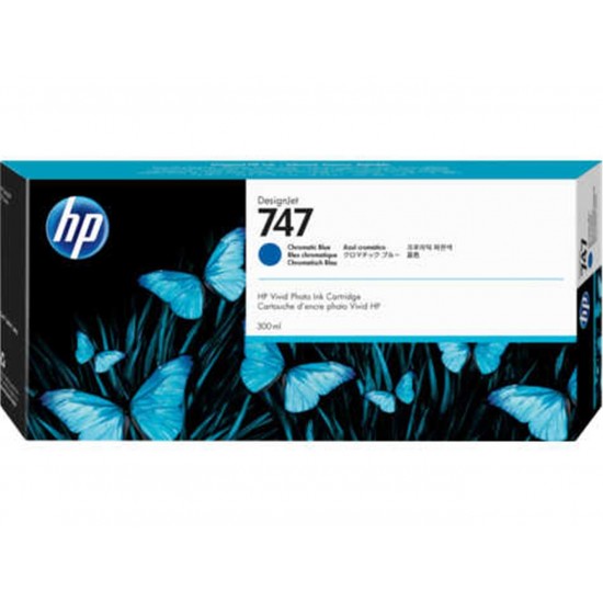 HP 747 Chrmtc Blue Kromatik Mavi 300 Ml Plotter Kartuşu P2V85A HP 747 Chrmtc Blue Kromatik Mavi 300 Ml Plotter Kartuşu P2V85A