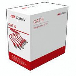 Hikvision DS-1LN6U-G CAT6 UTP Network 305mt Gri Kablo( U-UTP Solid Copper, 0.55 mm, Gray)