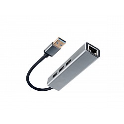 Vcom DH312A Usb 3.0 To USB3.0-3+RJ45 Çoklayıcı