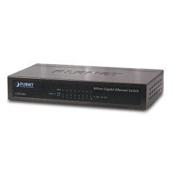Planet PL-GSD-803 Yönetilemeyen Switch (Unmanaged Switch)
8-Port 10/100/1000Base-T
Harici güç adaptörü