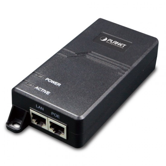 Planet PL-POE-163 IEEE 802.3at Gigabit High Power over Ethernet Injector (10/100/1000Mbps