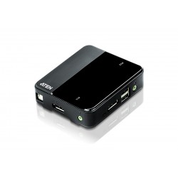 Aten ATEN-CS782DP 2 portlu USB DisplayPort KVM Switch 4K UHD (3840 × 2160@60Hz) teknolojisini destekler