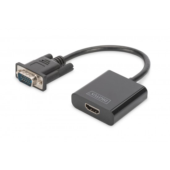 Digitus DA-70473 Digitus VGA <-> HDMI Çevirici + Ses (3.5mm)