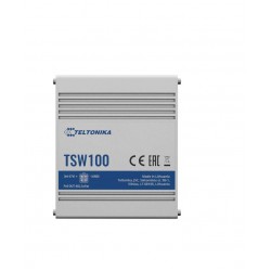 Teltonika TE-TSW100 Endüstriyel Yönetilemeyen PoE+ Switch (Industrial Unmanaged PoE+ Gigabit Switch)
5 x 10/100/1000 Ethernet port: 4 x PoE