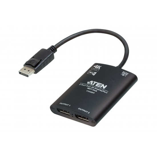 Aten ATEN-VS92DP 2-Port True 4K DisplayPort MST Hub Aten ATEN-VS92DP 2-Port True 4K DisplayPort MST Hub