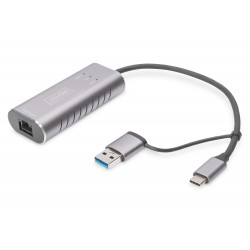 Digitus DN-3028 Digitus USB Tip C™ Gigabit Ethernet Adaptörü 2.5G