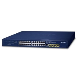 Planet PL-GS-4210-24T4SR Yönetilebilir Gigabit Switch (Managed Gigabit Switch)
24-Port 10/100/1000T
4-Port 100/1000X SFP (Port 25 ile Port 28 arası)
36-72V DC Yedek Güç
1 x Konsol port