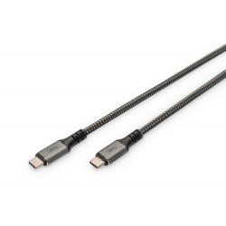 Digitus DB-300443-010-S Digitus USB 4.0 Tip C Bağlantı Kablosu (USB 4 Bağlantı Kablosu