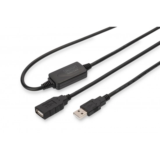 Digitus DA-73100-1 Digitus USB 2.0 Repeater / Uzatma Kablosu Digitus DA-73100-1 Digitus USB 2.0 Repeater / Uzatma Kablosu