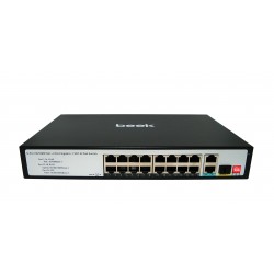 BEEK BN-FS-1163P2G1S Beek Yönetilemeyen PoE+ Switch
16 x 10/100Mbps IEEE802.3af/at PoE+ port (Port başına 30.8 watt) (PoE Güç Bütçesi maks. 200W)
2 x 10/100/1000Mbps port
1 x 1000Base-X SFP yuva
6KV ESD
Beek 16 Ports 10/100Mbps Unmanaged PoE+ Switch with 