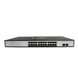 BEEK BN-GS-1242P2S 24 Ports 10/100/1000Mbps PoE Switch with 2GigabitSFP Uplink