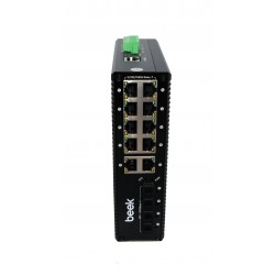BEEK BN-ISW-2084P2G Beek Yönetilebilir L2+ Endüstriyel PoE Switch
8 x 10/100/1000T IEEE802.3af/at PoE+ port (Port başına 30.8 watt) (PoE Güç Bütçesi maks. 240 Watt)
2 x 10/100/1000T (Combo)
4 x 1/10G SFP+
Din-Ray montajına uygun
Beek 8 port Gigabit Indust