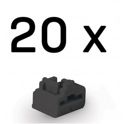 Lindy LIN-47892 RJ-45 Port Blockers (Without Key) - Pack of 20