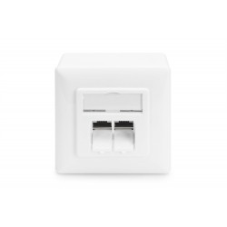 Digitus DN-9006/B5-N Digitus Sıva Üstü İkili CAT.6 RJ-45 Priz